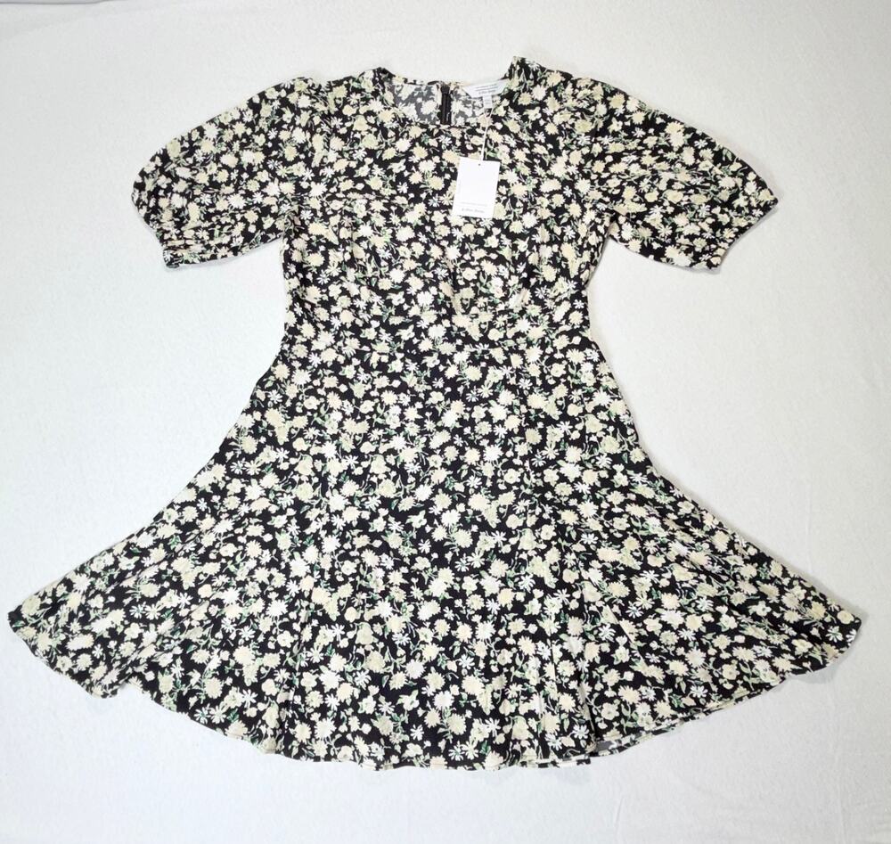 Los Angeles Atelier Other Stories Mini Dress Floral Black Womens EUR 40 / UK 14